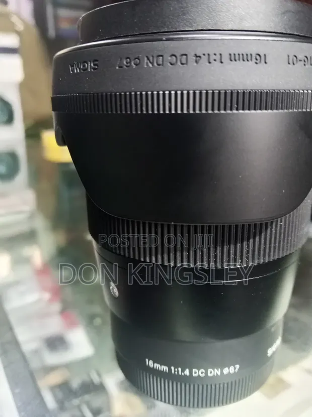 Sigma 16mm Prime Lens - 1