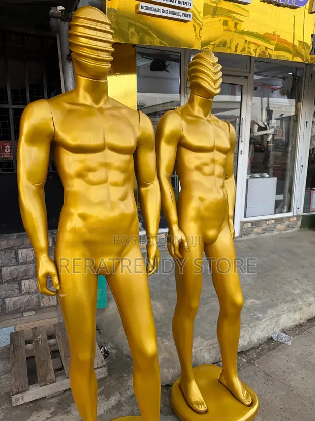 Painted Plastic Full Body Male Mannequin - 1