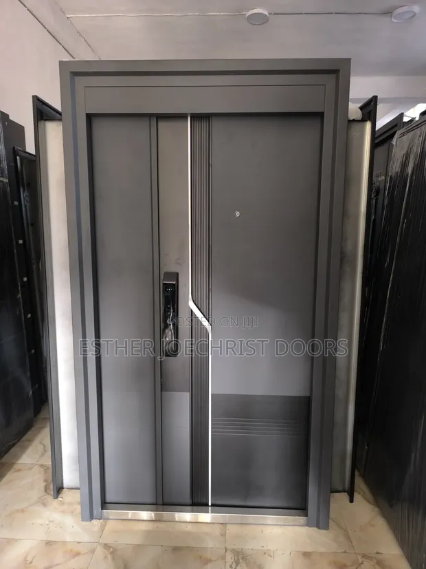 Fire Proof Security Door with Smart Lock - 1