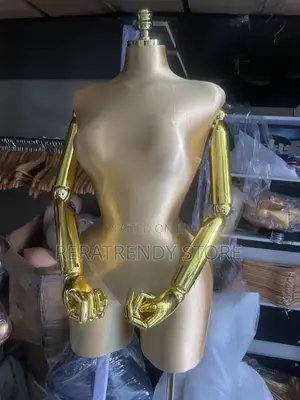 Fully Pinnable Dress Form with Iron Tripod Stand