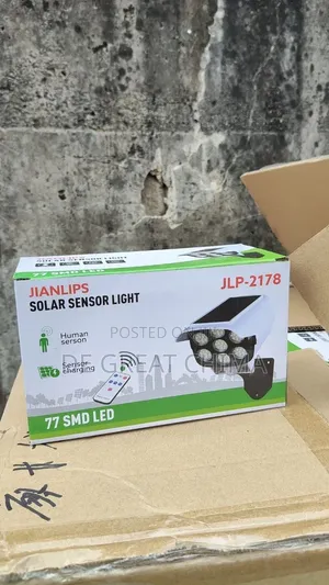 SMD Solar Rechargeable Security Light with Remote