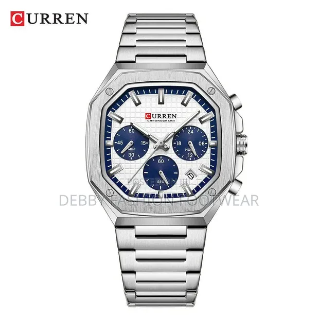 Curren Steel Chain Chronograph Watch - 1