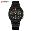 Curren Steel Chain Chronograph Watch - 5