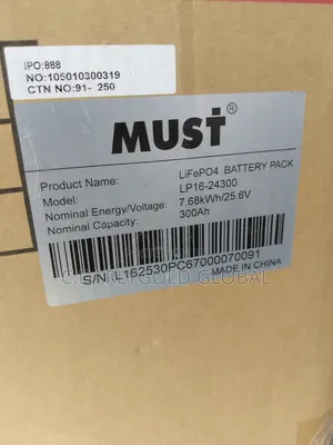 Must 5kWh 24V Lithium Ion Battery