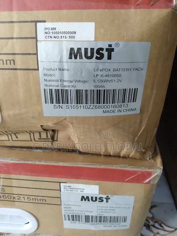 Must 5kWh 48V Lithium Ion Battery - 1