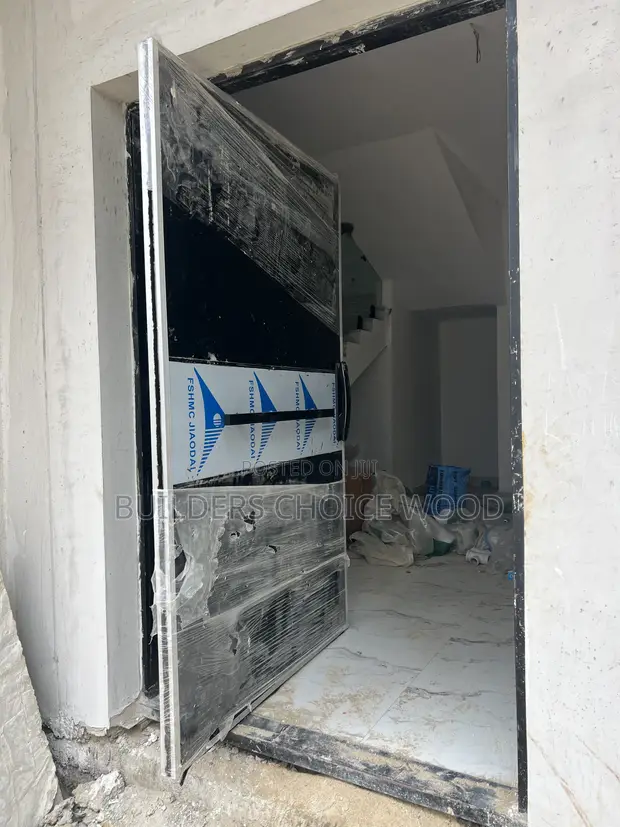 Luxury Pivot Doors - Black Glass - 1