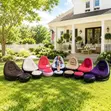 Royal Inflatable Sofa Chair tare da Footrest - Sabon Abu - 1