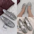 Zara Woven Mary Jane Flats - 1