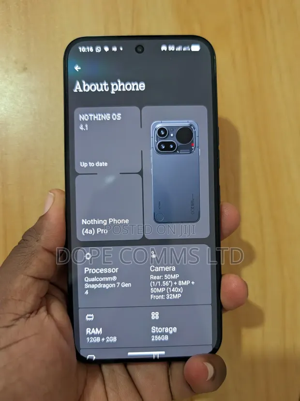 Nothing Phone 4a Pro 256GB Black - 1