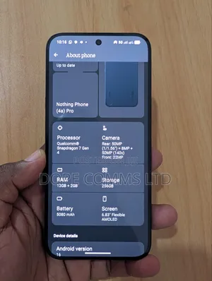 Nothing Phone 4a Pro 256GB Black