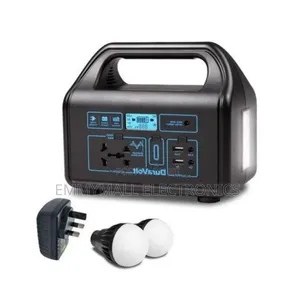 150W Solar Portable Generator with 30W Panel & Bulb