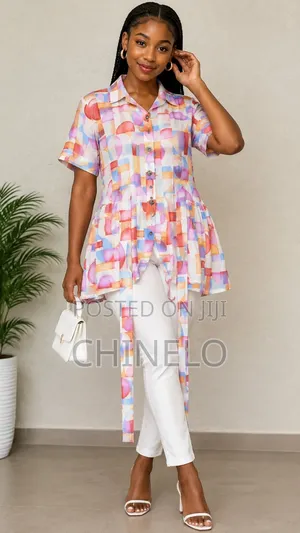 NEXT Multi-Coloured Button Down Blouse - Women's Size M