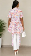 NEXT Multi-Coloured Button Down Blouse - Women's Size M - 2