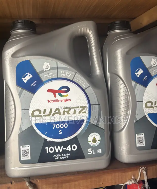 TotalEnergies Quartz 7000 S 10W-40 Synthetic Engine Oil (5L) - 1
