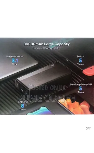 Itel 30000mAh Power Bank - PowerPulse 22.5W Fast Charge