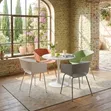 Stylish Four-Seater Round Dining Table with Chairs - 2