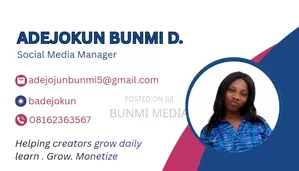 Social Media Manager - Bunmi Media