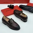 Salvatore Ferragamo Men's Woven Leather Loafers - 3