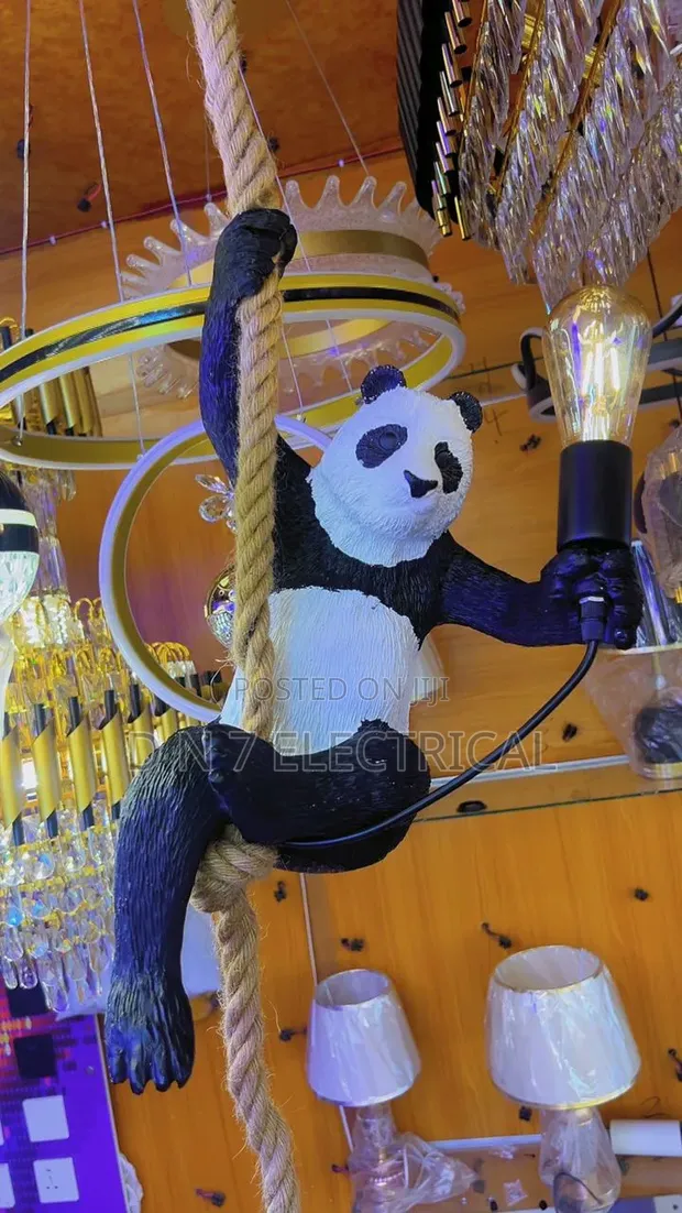 Luxury Panda Hanging Pendant Light - 1