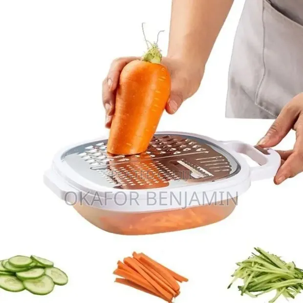 Multipurpose 3-in-1 Vegetable Grater & Storage Container - 1