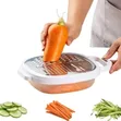 Multipurpose 3-in-1 Vegetable Grater & Storage Container - 1