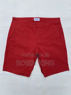 Only & Sons Red Chinos Shorts - Size W32 L19