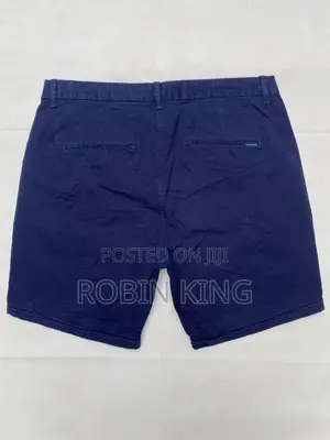 Scotch & Soda Indigo Blue Chino Shorts - Girman W32