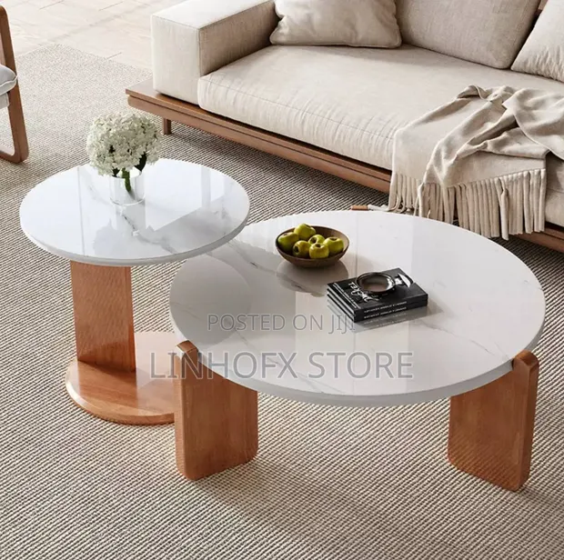 Marble Double Center Table - 1