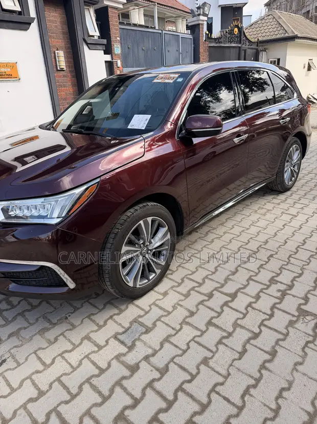 2017 Acura MDX w/Technology & Ent. Pkgs SH-AWD Burgundy - 1