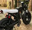 New 2026 Fat Tire Moped-Style Electric Bike - Black - 1