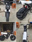 New 2026 Fat Tire Moped-Style Electric Bike - Black - 4