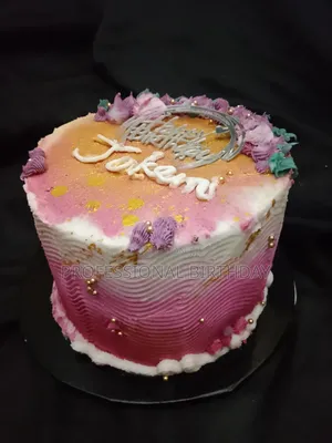 Lagos Pink Birthday Cake for Women