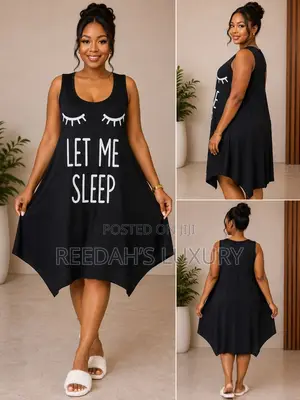 Hanky Hem Nightgown - Heart Print