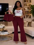 Cherry Trio Loungewear Set - Light Green - 2