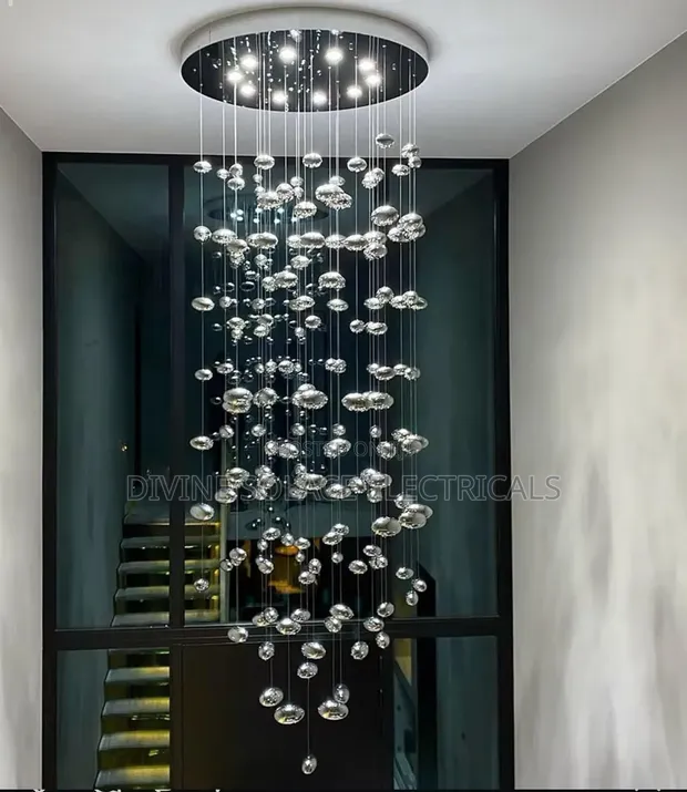 Sabon Crystal Chandelier Light don Parlour - 1
