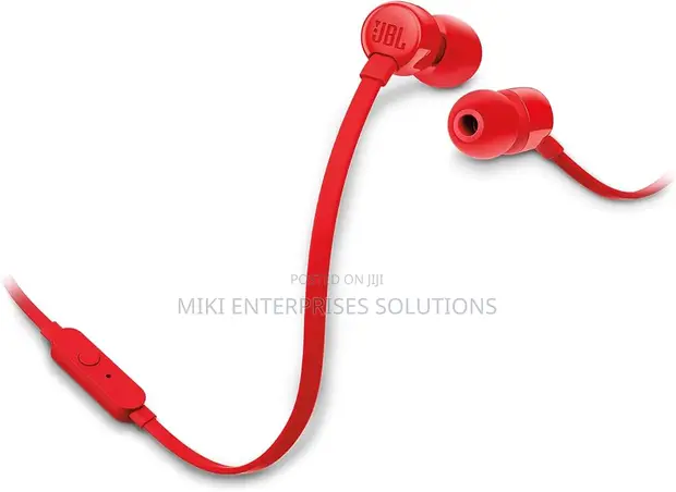 JBL Tune 110 Wired In-Ear Headphones (Red) - 1