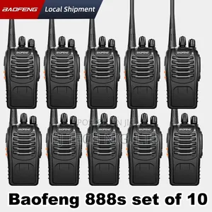 10 Sets Baofeng BF-888S Walkie-Talkies