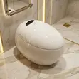 Luxury Smart Automatic WC Toilet - White & Gold Available - 1