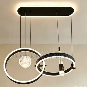 Sun King LED Multi-Ring Pendant Chandelier