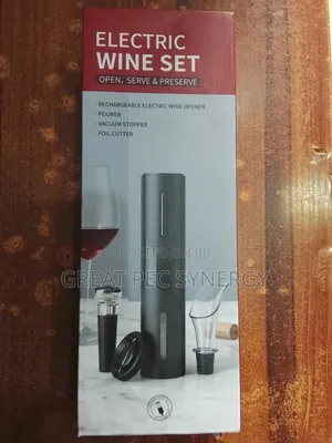 Rechargeable Electric Wine Opener with Accessories