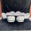Contemporary Ceramic Top Dining Set (6 Seater) - 1