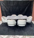 Contemporary Ceramic Top Dining Set (6 Seater) - 2