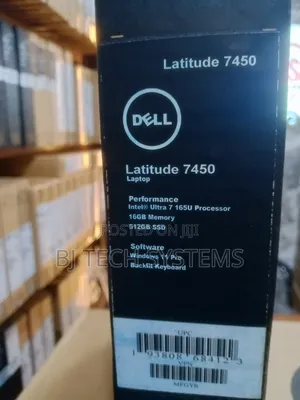 Sabuwar Dell Latitude 7450 Laptop: Intel Core Ultra 7, 16GB RAM, 512GB SSD