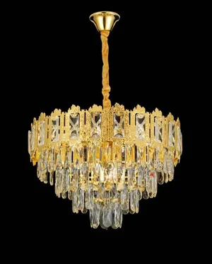 Luxury Empire Crystal Chandelier - Gold Plated