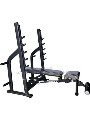 Gategold B345 4-in-1 Olympic Adjustable Bench Press Station