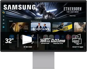 Samsung 32” OLED M9 (M90SF) Smart Monitor 4K QD-OLED, 165Hz