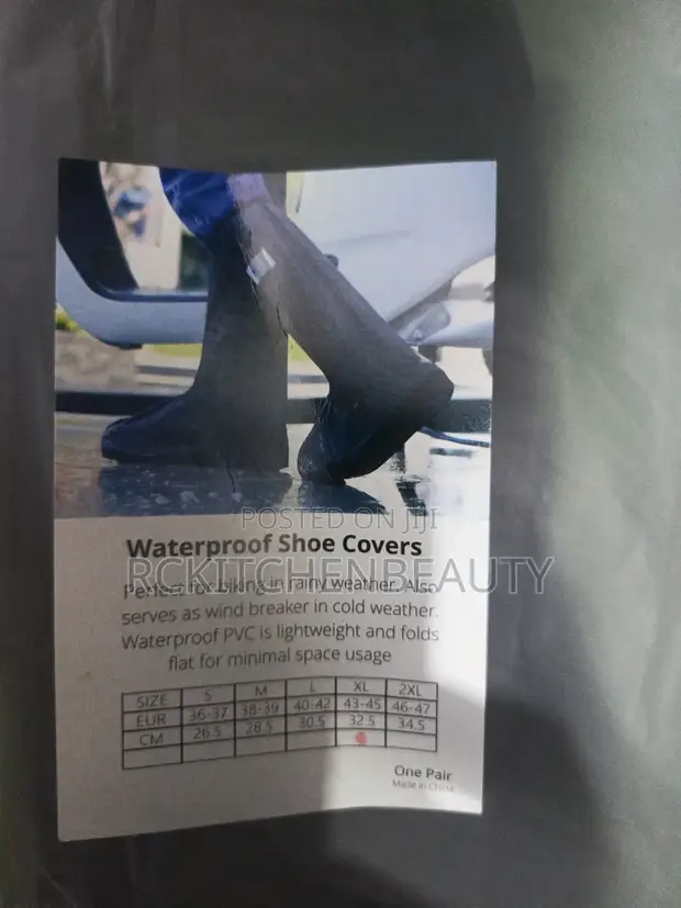Waterproof Shoe Covers - Brand New - 1