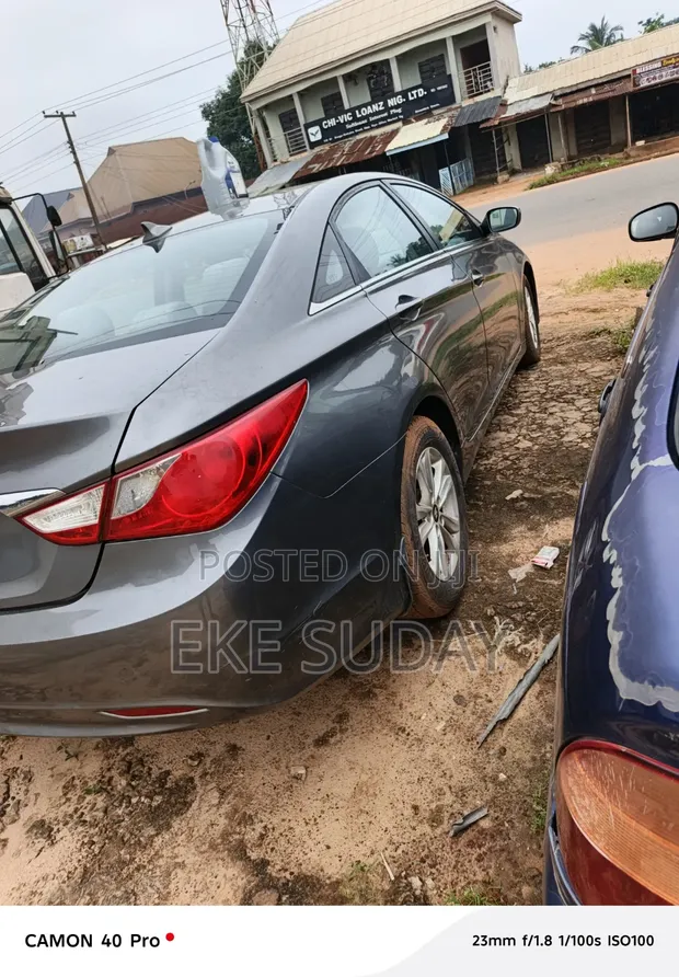 Hyundai Sonata 2013 Gray - 1