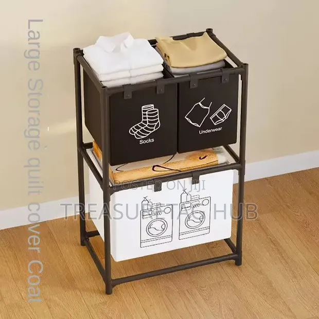 2 Layer Laundry Basket - 1
