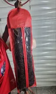 Red Wig Bag for Long Wigs - 1